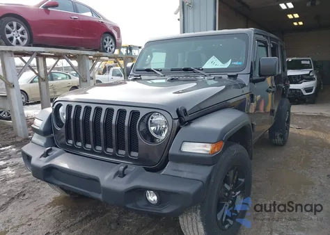 2023 Jeep Wrangler 4-Door Sport Altitude 4X4 из США, поврежденный, VIN 1C4HJXDN6PW653924